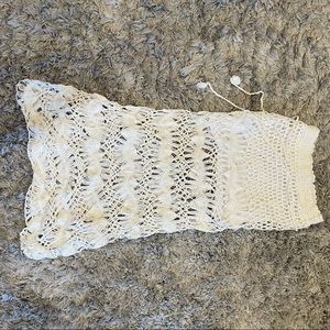 NEW White Crochet Skirt Beach Cover Up